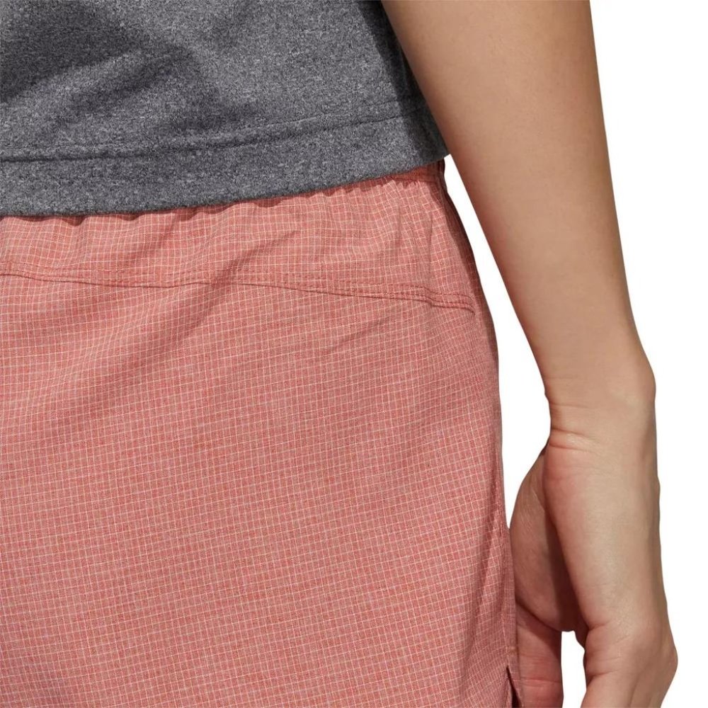 NWT adidas Women's Pacer Belted Woven Printed Shorts - Picture 5 of 5